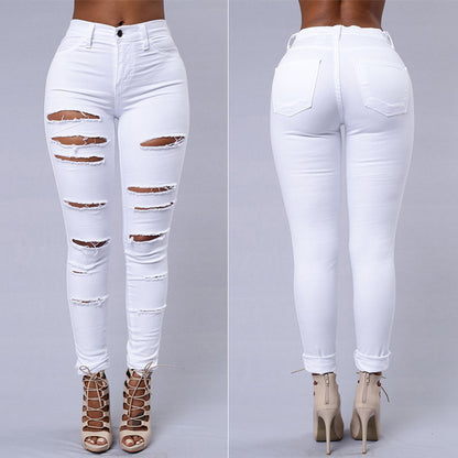 American ripped jeans women's pants